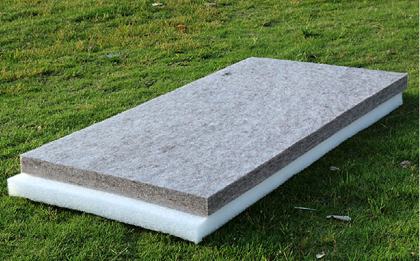 吸音率高，隔音性能好，5cm厚產(chǎn)品的檢測(cè)結(jié)果為NRC(綜合降躁系數(shù))：0.75